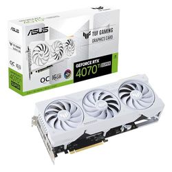 ASUS TUF Gaming NVIDIA GeForce RTX 4070 Ti Super White OC Edition - Gaming grafische kaart (16 GB GDDR6X, PCIe 4.0, HDMI 2.1a, DisplayPort 1.4a)