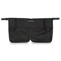 Maclaren poche de rangement universelle, accessoire de poussette double, s’attache rapidement et facilement à toutes les poussettes cannes pliantes doubles Maclaren et autres marques