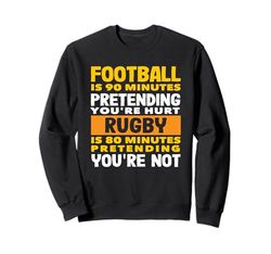 Giocatore di rugby 80 Minuti fingendo di non essere Felpa