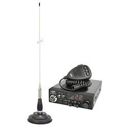 Kit emissor de rádio CB PNI ESCORT HP 8024 ASQ antena CB PNI ML100