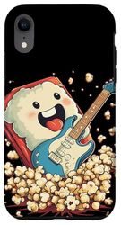 Funny Popcorn Bag with Electric Guitar Costume Case for iPhone XR