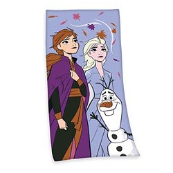 Herding Disney Frozen 2 Asciugamano, Cotone, Multicolore, 75x150 cm