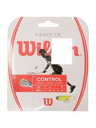 Wilson Fierce CX, Corda da Badminton, Multifilamento, 10 Metri, Spessore 0.72 mm, WRR943400 Unisex, Verde