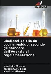 Biodiesel da olio da cucina residuo, secondo gli standard dell'Agenzia di regolamentazione