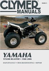 Yamaha YFS200 Blaster, 1988-2006: Maintenance * Troubleshooting * Repair (Clymer Powersport)