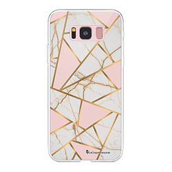 Lacoquefrancaise Custodia morbida in silicone resistente, ultra sottile, trasparente, per Samsung Galaxy S8, motivo alla moda, colore: rosa