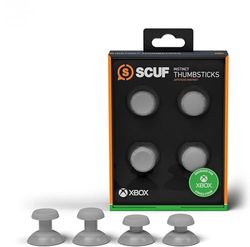 SCUF Instinct Interchangeable Thumbsticks 4 Pack, Replacement Joysticks only Instinct Pro Performance Xbox Series X|S Controller - Light Grey (Xbox Series X)