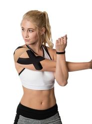 RockTape Bulk Cinta para kinesiología, Unisex Adulto, Negro, 2"/5cm/32m