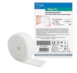 höga Fix Red mangueira ligadura, elástico para fixar a mangueira de verbänden – tamanho 3 – 1 m, para suporte de joelheira e cabeça, 2 unidades).
