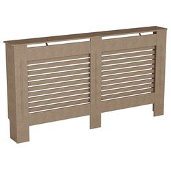 Vida Designs Milton Radiatordekking Moderne Onafgewerkte Unpainted MDF Kabinet Grill, Groot