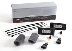 Audi 8K0052110 - Kit de atualização para luzes LED de matrícula, cor preta