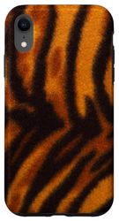 Carcasa para iPhone XR Rayas de tigre naranja vintage