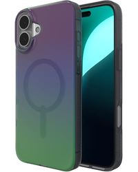 ZAGG Milan Snap Grafenförstärkt Mobilskal för iPhone 16 Plus [6,7 Tum], MagSafe, Antigulningsteknik, Slimmad Design, Säkert Grepp, Trendigt, Stötdämpande Skal (Raven Feather)