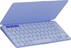 Logitech Keys-To-Go 2, draagbaar Bluetooth-toetsenbord voor tablet met geïntegreerde hoes, ultradun draadloos toetsenbord voor Windows, Android, Linux, iPad, iPhone, Mac en Apple TV, Frans AZERTY,