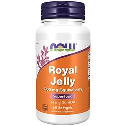 NOW Foods Royal Jelly, 1000mg Equivalency - 60 softgels