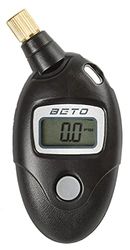 BETO Lufttrycksmätare, lufttrycksmätare, däcktryckstestare, robust, för cykel, för bil, motorcykel, 160 psi, 11 bar, inkl. batteri