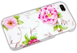 Apple iPhone 5 5S Im Flower Design Beschermende harde hoes voor thematys®