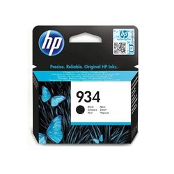 HP 934 Nero, C2P19AE, Cartuccia Originale HP da 400 Pagine, Compatibile con Stampanti HP OfficeJet 6820, HP OfficeJet Pro 6230 e 6830, 1 unit