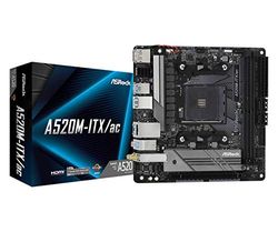 ASRock A520M-ITX/AC Ondersteunt 3e generatie AMD AM4 Ryzen™ / toekomstige AMD Ryzen™-processors-moederbord