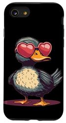 Bellissimi occhiali da sole a forma di anatra con amore per ragazzi Custodia per iPhone SE (2020) / 7 / 8