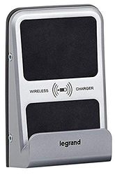 Legrand 077599 IP66 IK08 trådlös laddare induktion, 1A, 5W halvinfälld för allmänna utrymmen, grå