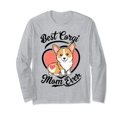 Mejor Mamá Corgi Cada, Corgi Booty Mom Manga Larga