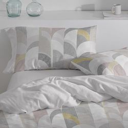 Burrito Blanco | Tryckta påslakan | 135 cm säng (+tillgängliga storlekar) | Polyester 50% bomull 50% | Design 533 | Färg grå (135x190/200cm)