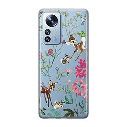 ERT GROUP mobiltelefonfodral för Xiaomi MI 12 PRO originalt och officiellt licensierat Disney mönster Bambi & Friends 001 optimalt anpassad till formen på mobiltelefonen, gedeeltelijk transparant
