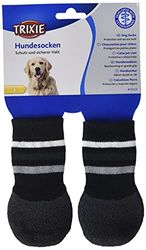 Trixie Non-Slip Socks for Dog, Black, Large/X-Large
