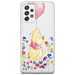 ERT GROUP mobiltelefonfodral för Samsung A72 5G originalt och officiellt licensierat Disney mönster Winnie the Pooh and friends 028 anpassad till formen på mobiltelefonen, gedeeltelijk transparant