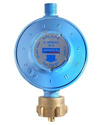 Campingaz Unisex – regulowany regulator dla dorosłych, 30, 50 mbar, niebieski, 15 x 10 x 10 cm