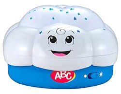 Simba 104010190 - ABC babynachtlampje met muziekdoos, 12 cm, vanaf eerste maanden