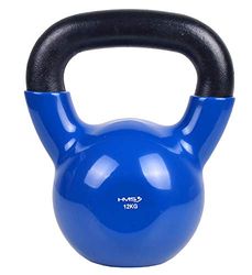 HMS Unisex's 17-64-043 5907695501483 CAST IJzeren Kettlebell, Zwart, One Size
