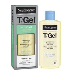 Neutrogena T/Gel Anti Dandruff Shampoo for Oily Scalp and Hair (1x 250ml), Daily Anti-Dandruff Shampoo with Salicylic Acid, Cleansing Shampoo to Remove Excess Oils and Fight Dandruff from First Wash