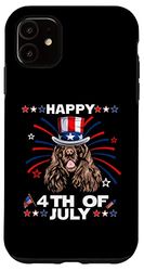 iPhone 11 Cocker Spaniel Dog Patriotic American 4th Of July Dogs Case