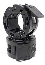 Clout Fitness CF-9080-BK, Collari per bilanciere Unisex, Nero, Olympic 2"