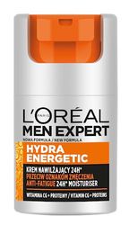 L'Oréal Paris Men Expert Hydra Energetic Crema Viso Idratante 24H Anti-Fatica, 50 ml