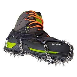 SALEWA Puez Mtn Spike Crampon acessório, unissexo para adulto, preto noite, L