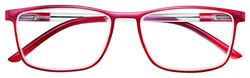 Prontoleggo Unisex Harmony läsglasögon, röd, en storlek, röd, En Storlek