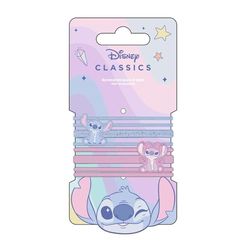Disney Stitch - Elastici per capelli per ragazze e donne, elastici per coda di cavallo con ciondolo a punto - 8 pezzi