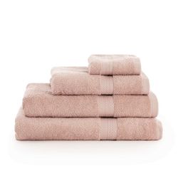 PACK 2 TOALLAS 100% ALGODÓN PEINADO 650 GR. LIGHT PINK 30X50