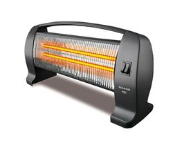 Taurus PR2 radiator, radiator, kwartsglasbuizen, twee warmtestanden, kantelbeveiliging, thermische veiligheidsbescherming, 600/1200 W, kunststof, meerkleurig