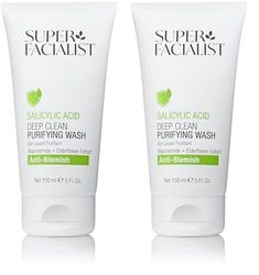 Super Facialist - Salicylic Acid Anti Blemish Purifying Cleansing Wash with Niacinamide (Vitamin B3), Face Cleanser & Face Wash for Clean and Clear Skin & Treat Acne, 150ml (Pack of 2)