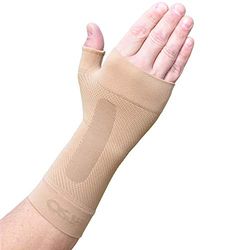 Orthosleeve® WS6 polsbandage | natuurlijke maat S (polsomvang 13-15,5 cm) | exclusieve compressietechnologie met 6 zones | licht, flexibel comfort | past zich aan de pols aan | pijnverlichting bij