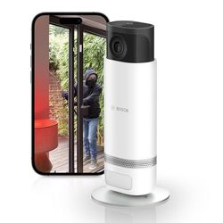 Bosch Smart Home Eyes binnencamera II, wifibeveiligingscamera voor binnen, compatibel met Amazon Alexa