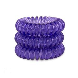 Deep Purple SpiraBobble | Fasce per capelli da donna - Set di 6 elastici per capelli | Elastico per capelli resistente | Anello a spirale per coda di cavallo