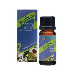 Absolute Aromas Breatheasy Essential Oil Blend 10ml - Pure Natural, Undiluted - for Aromatherapy and Diffusers