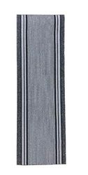 Tadi & Imperio1979 Tapis Long pour Couloir, Cuisine, entrées antidérapantes de Couleurs Grises, Lavable en Machine et à la Main.