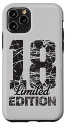 Custodia per iPhone 11 Pro 2004 Limited Edition 18 anni adolescente 18° compleanno