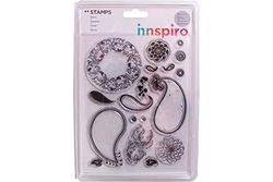 INNSPIRO - Tampons Acryliques, Couleur Transparente, Petit (17356)